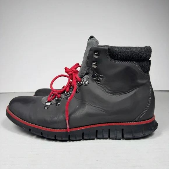 Cole Haan Black and Red Men\'s Boots ??NEW RARE Cole Haan Grand OS Waterproof Black Red Boots  main image 3